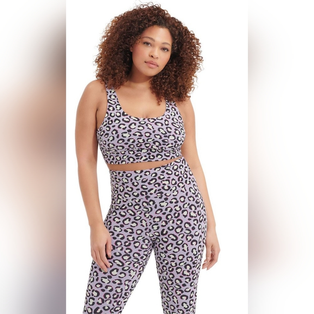 BNWT UGG Black Spotty Saylor Leggings and Zayley Crop Bralette